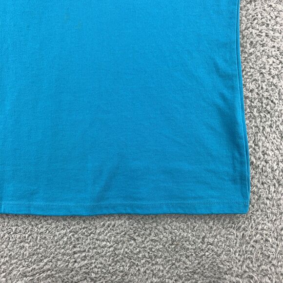 Christopher & Banks Women's Top Size Small Embellished Shirt Short Sleeve Blue - Picture 6 of 11